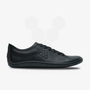 Vivobarefoot Addis Lifestyle Sko Herre Svarte | NO127PV