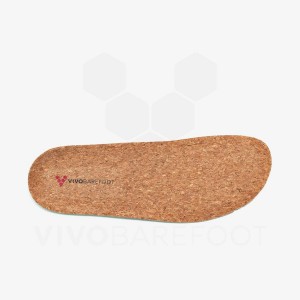 Vivobarefoot Cork Innersåler Dame Brune | NO332SZ