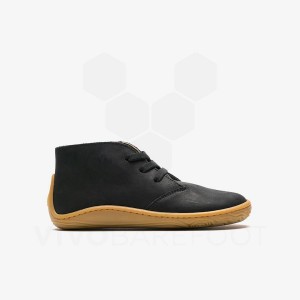 Vivobarefoot Gobi Addis Sko Barn Obsidian | NO425DO