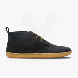 Vivobarefoot Gobi III Lifestyle Sko Herre Svarte | NO121VJ