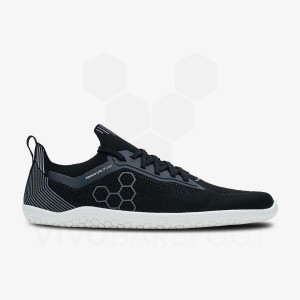 Vivobarefoot Primus Lite Knit Løpesko Vei Dame Obsidian | NO223XG