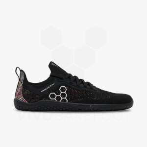 Vivobarefoot Primus Lite Knit Løpesko Vei Dame Obsidian | NO227TL