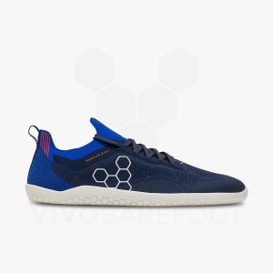 Vivobarefoot Primus Lite Knit Løpesko Vei Herre Marineblå | NO051NN