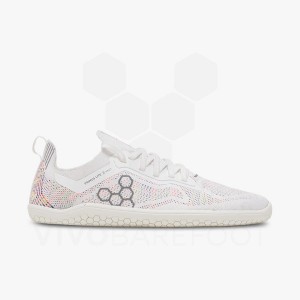 Vivobarefoot Primus Lite Knit Treningssko Dame Hvite | NO259NN