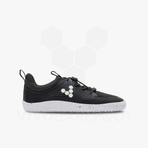 Vivobarefoot Primus Sports III Juniors Sko Barn Obsidian | NO373DO