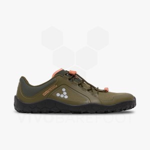 Vivobarefoot Primus Trail III All Weather FG Treningssko Dame Mørke Olivengrønne | NO273ZD