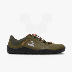 Vivobarefoot Primus Trail III All Weather FG Fjellsko Herre Mørke Olivengrønne | NO004IR