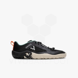 Vivobarefoot Primus Trail II FG Juniors Sko Barn Obsidian Grå | NO357TL