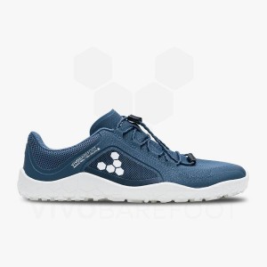 Vivobarefoot Primus Trail II FG Trail Løpesko Herre Dyp Blå Hvite | NO076OB