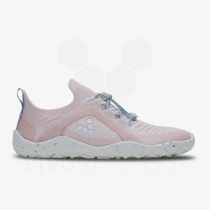 Vivobarefoot Primus Trail Knit FG Treningssko Dame Rosa | NO281RX