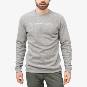 Vivobarefoot Rapanui Sweatshirt Dame Grå | NO349BA