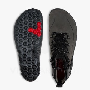 Vivobarefoot Tracker Decon FG2 JJF Fjellsko Herre Obsidian Mørke Grå | NO022QC