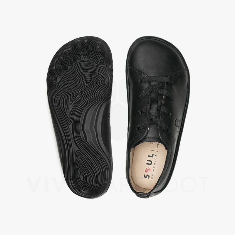 Vivobarefoot Addis School Sko Barn Obsidian | NO379XG