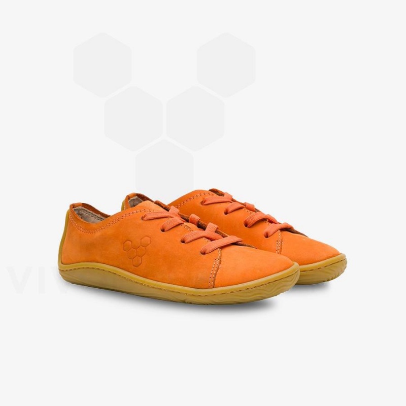 Vivobarefoot Addis Sko Barn Oransje | NO417LQ