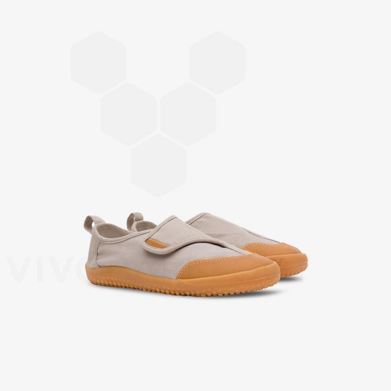 Vivobarefoot GAIA Sko Barn Brune | NO386QC