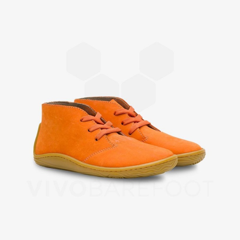 Vivobarefoot Gobi Addis Juniors Sko Barn Oransje | NO432WH