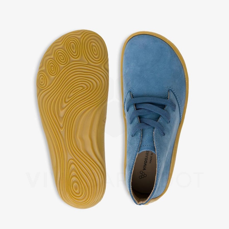 Vivobarefoot Gobi Addis Sko Barn Indigo | NO426CP