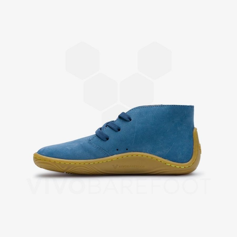 Vivobarefoot Gobi Addis Sko Barn Indigo | NO426CP