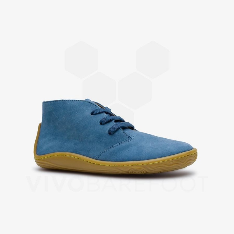 Vivobarefoot Gobi Addis Sko Barn Indigo | NO426CP