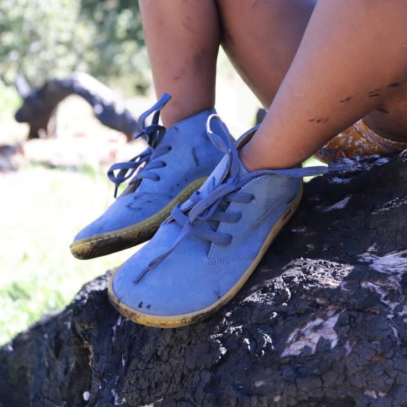 Vivobarefoot Gobi Addis Sko Barn Indigo | NO426CP