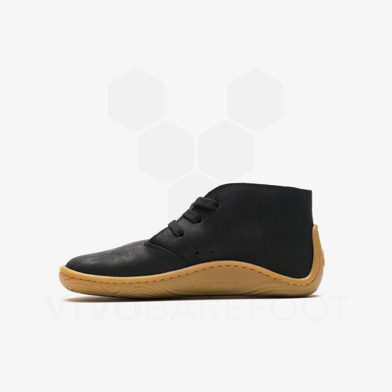 Vivobarefoot Gobi Addis Sko Barn Obsidian | NO425DO