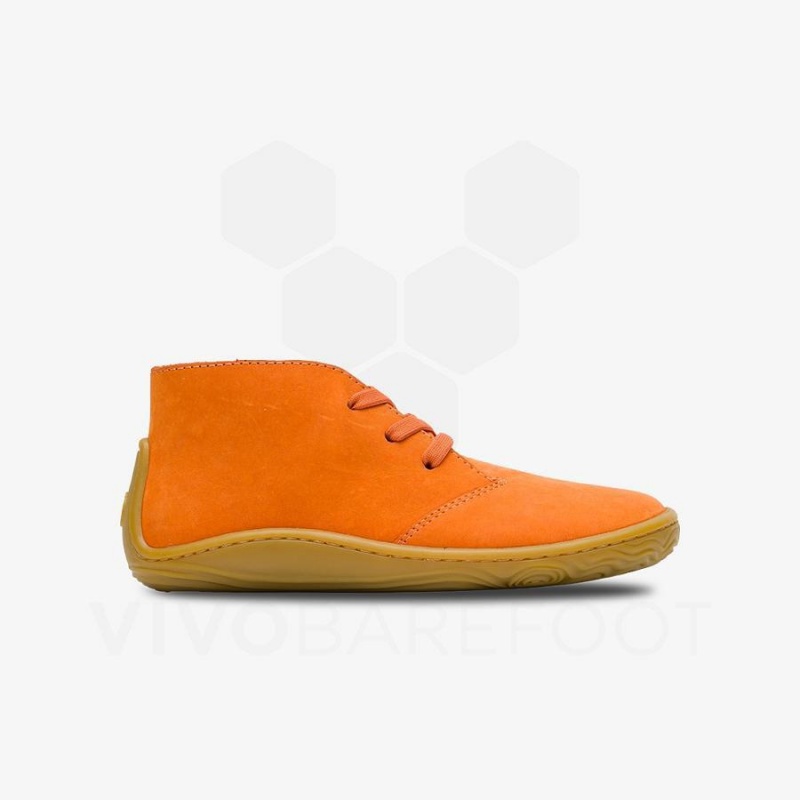 Vivobarefoot Gobi Addis Sko Barn Oransje | NO427BA