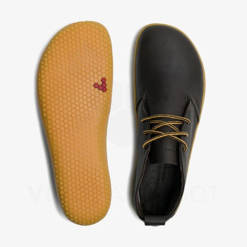 Vivobarefoot Gobi III Lifestyle Sko Herre Svarte | NO121VJ