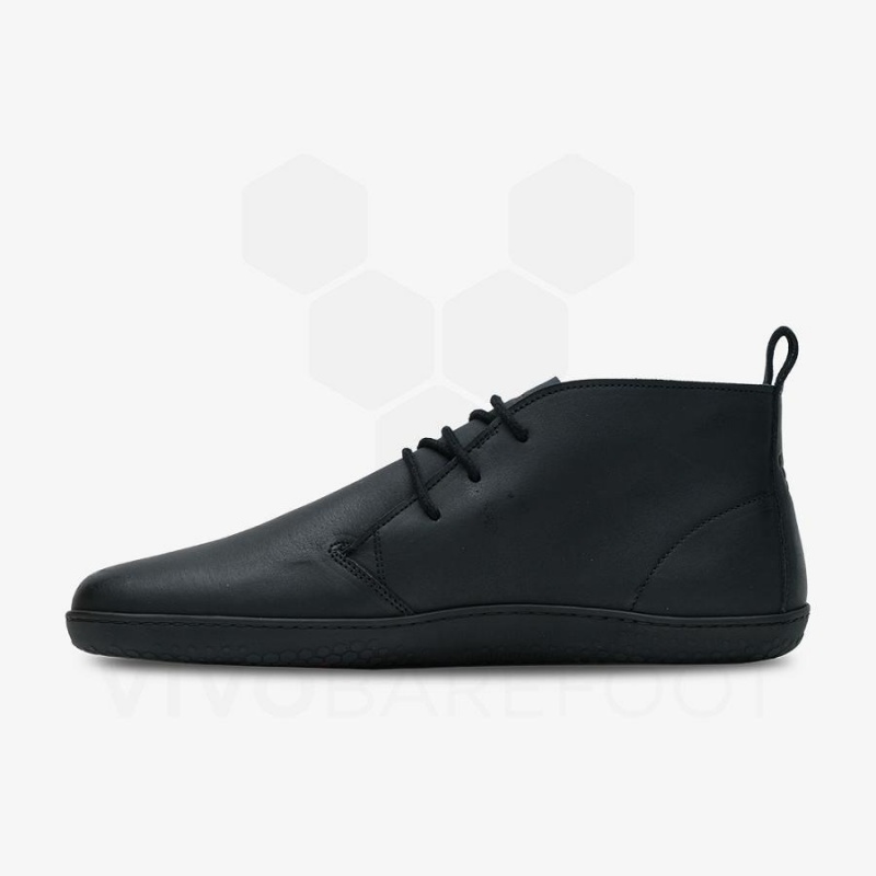 Vivobarefoot Gobi III Lifestyle Sko Herre Svarte | NO122UK