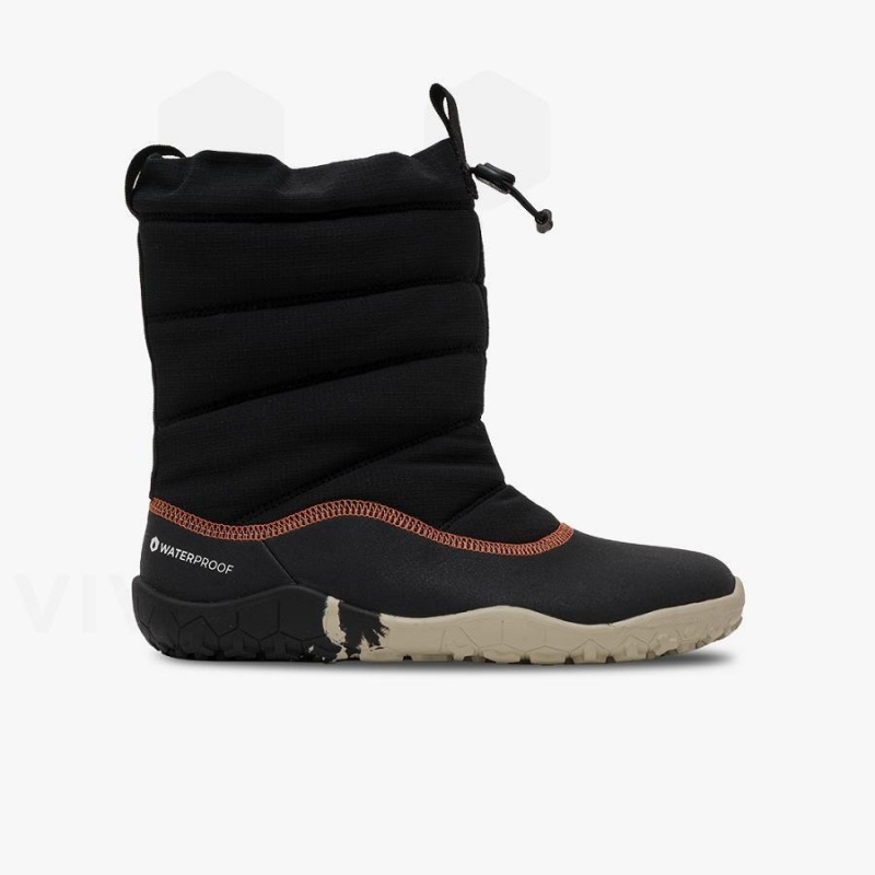 Vivobarefoot Lumi FG Juniors Sko Barn Obsidian | NO400CP