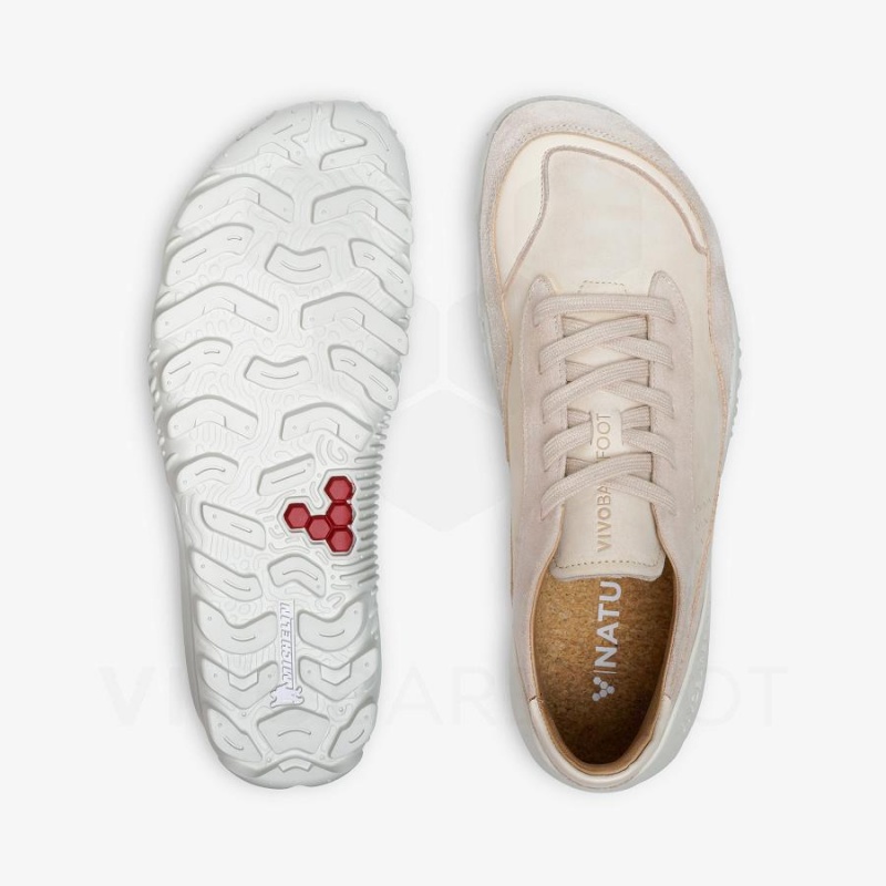 Vivobarefoot Novus Fjellsko Dame Beige | NO196YF