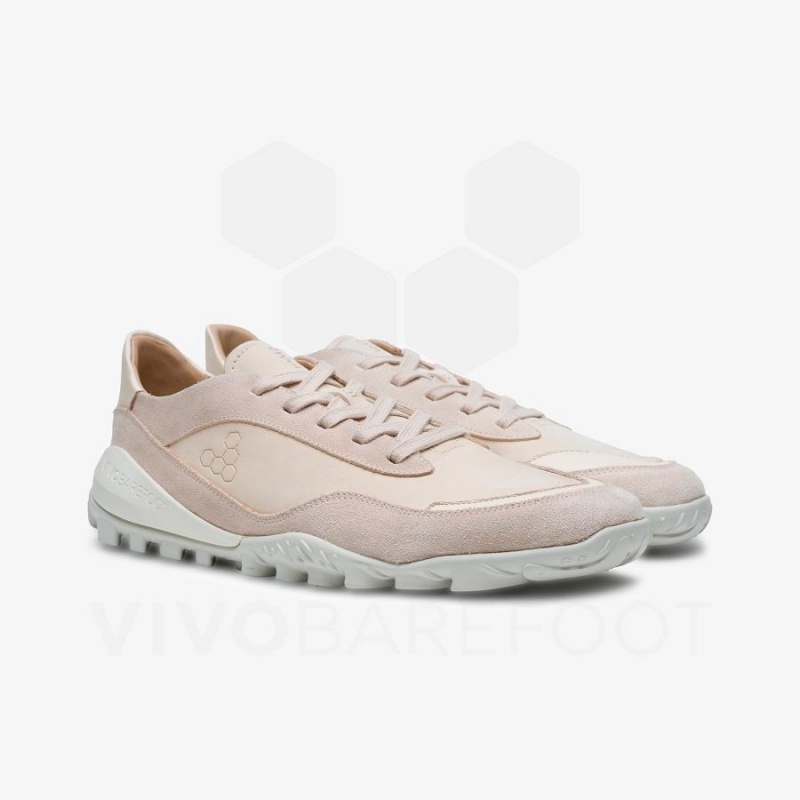 Vivobarefoot Novus Fjellsko Dame Beige | NO196YF