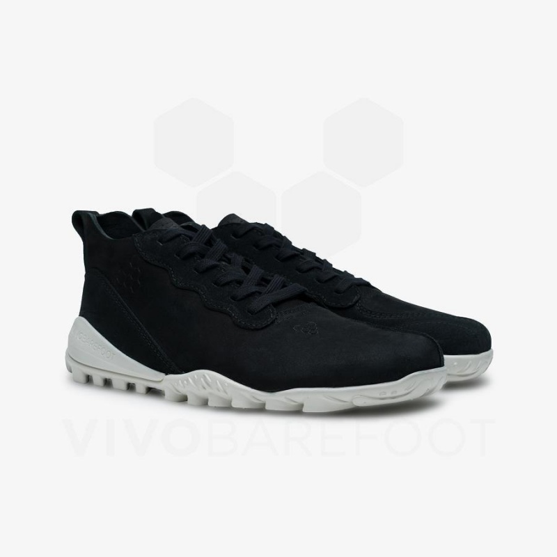 Vivobarefoot Novus Mid Fjellsko Dame Obsidian | NO209LQ