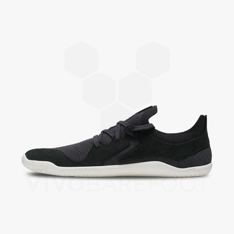 Vivobarefoot Primus Asana II Lifestyle Sko Herre Obsidian | NO134IR