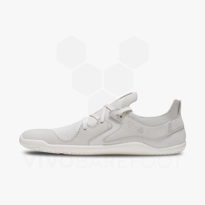 Vivobarefoot Primus Asana II Lifestyle Sko Herre Hvite | NO135HT