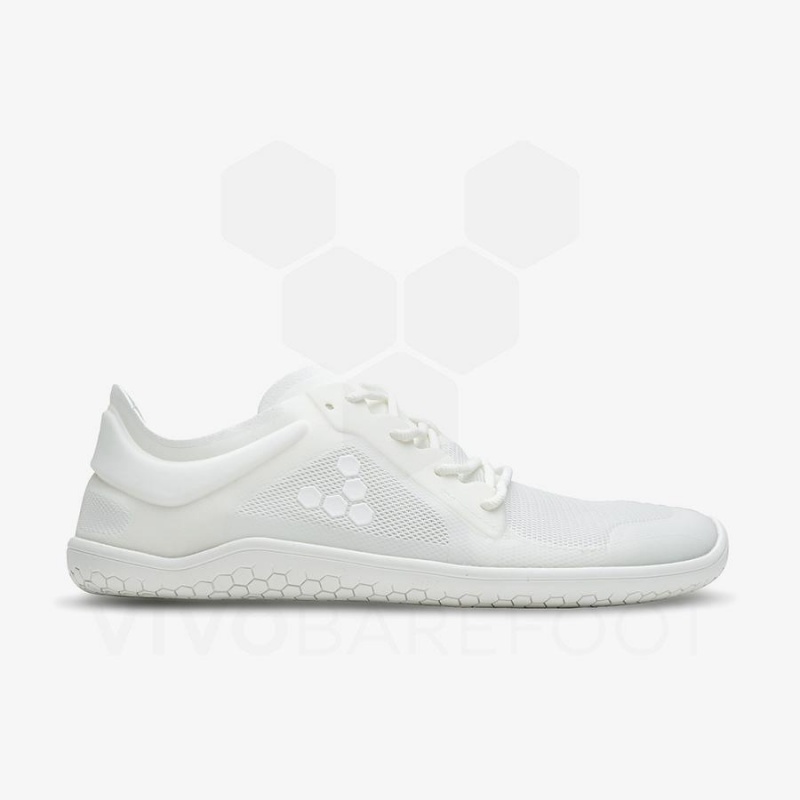 Vivobarefoot Primus Lite III Treningssko Herre Hvite | NO091ZD