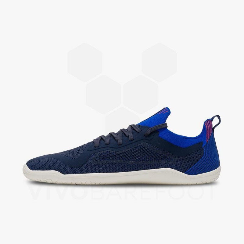 Vivobarefoot Primus Lite Knit Løpesko Vei Herre Marineblå | NO051NN