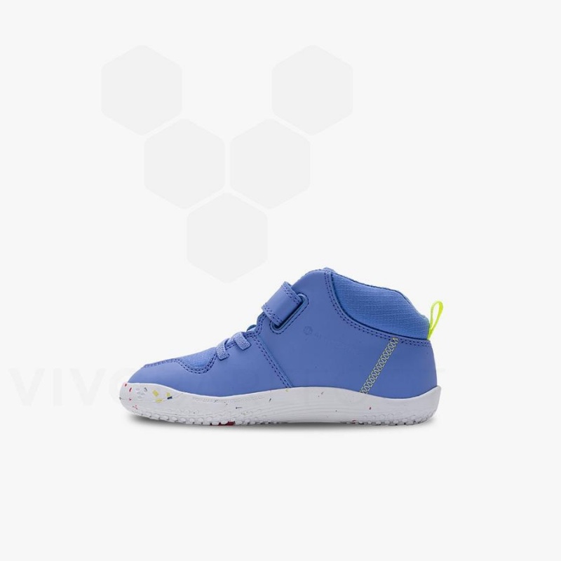 Vivobarefoot Primus Ludo Hi Preschool Sko Barn Blå | NO409TL