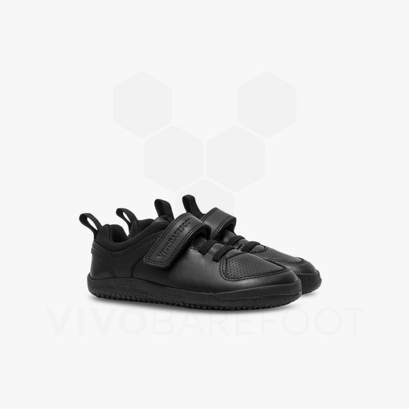 Vivobarefoot Primus Ludo School Preschool Sko Barn Obsidian | NO376AS