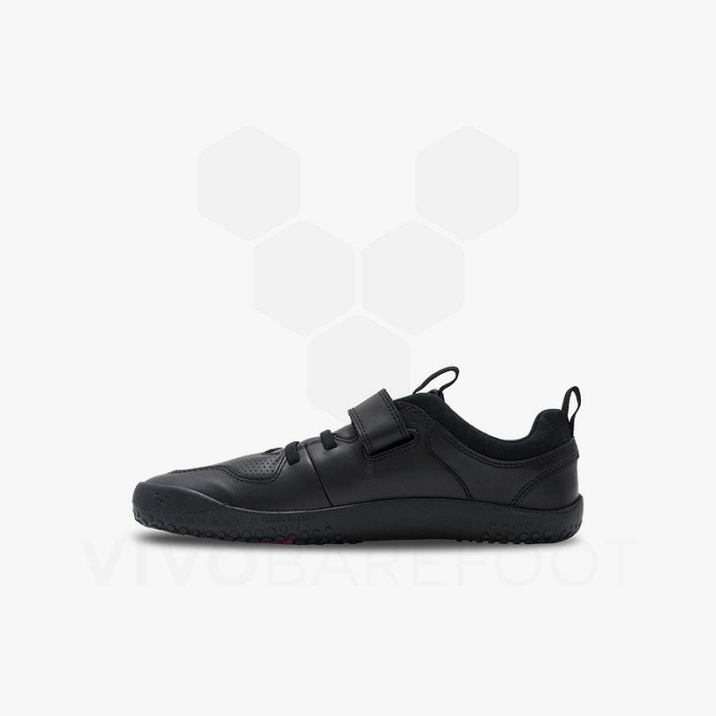 Vivobarefoot Primus Ludo School Sko Barn Obsidian | NO377ZD