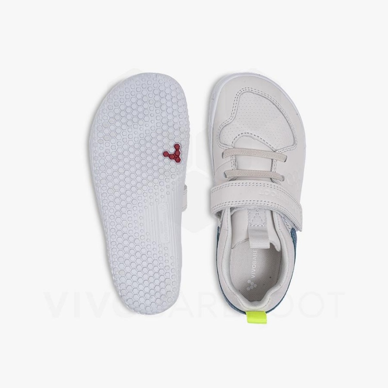 Vivobarefoot Primus Ludo Sko Barn Hvite | NO359RX