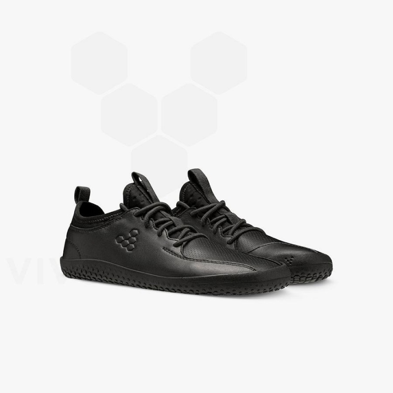 Vivobarefoot Primus School II Juniors Sko Barn Obsidian | NO419JE