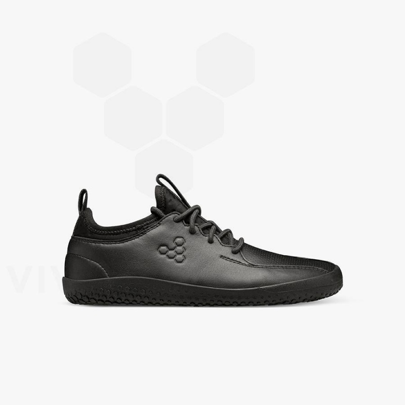 Vivobarefoot Primus School II Juniors Sko Barn Obsidian | NO419JE