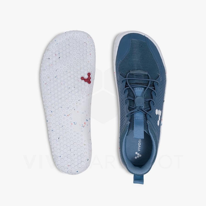 Vivobarefoot Primus Sports III Juniors Sko Barn Indigo | NO374CP