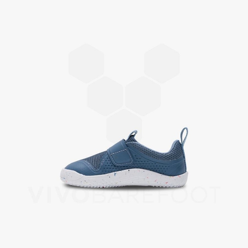 Vivobarefoot Primus Sports III Småbarn Sko Barn Indigo | NO369HT