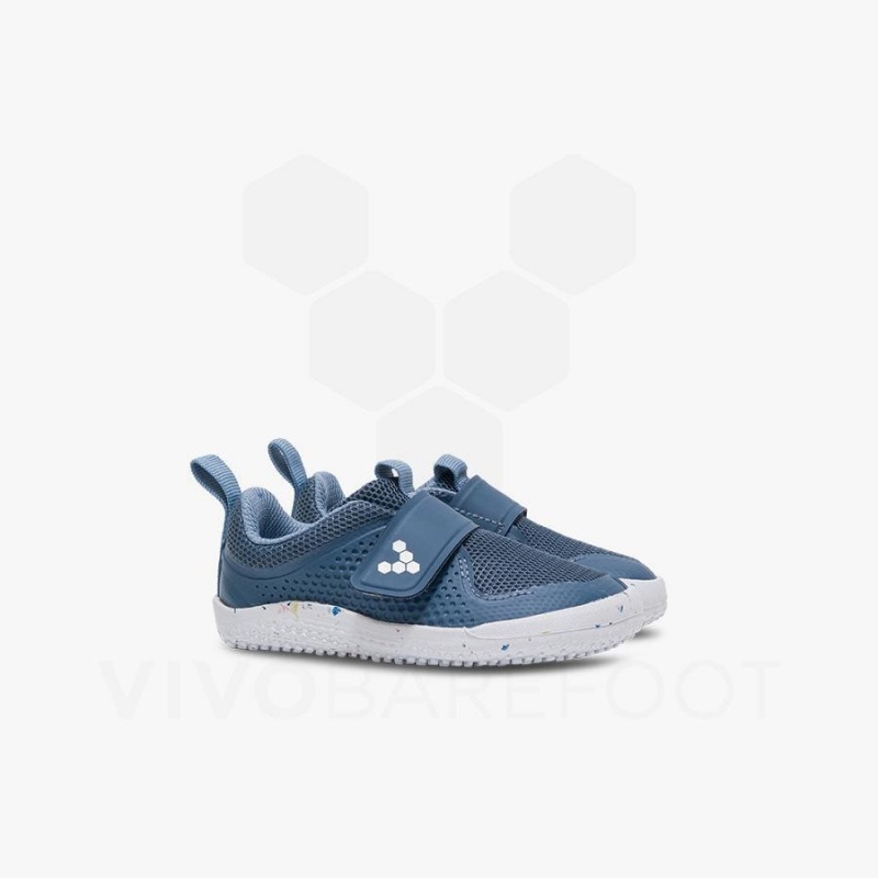 Vivobarefoot Primus Sports III Småbarn Sko Barn Indigo | NO369HT