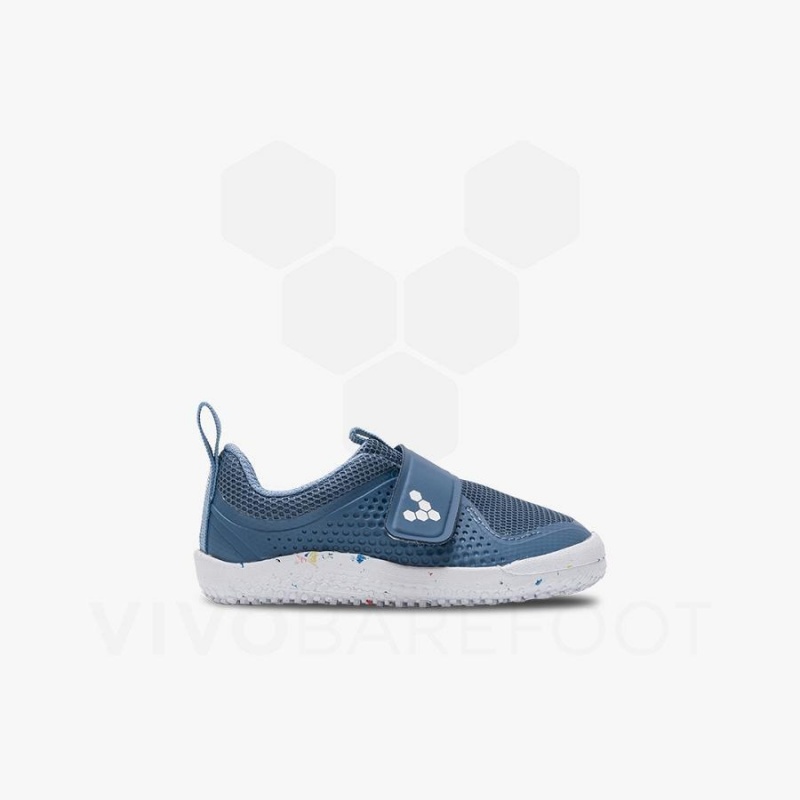 Vivobarefoot Primus Sports III Småbarn Sko Barn Indigo | NO369HT