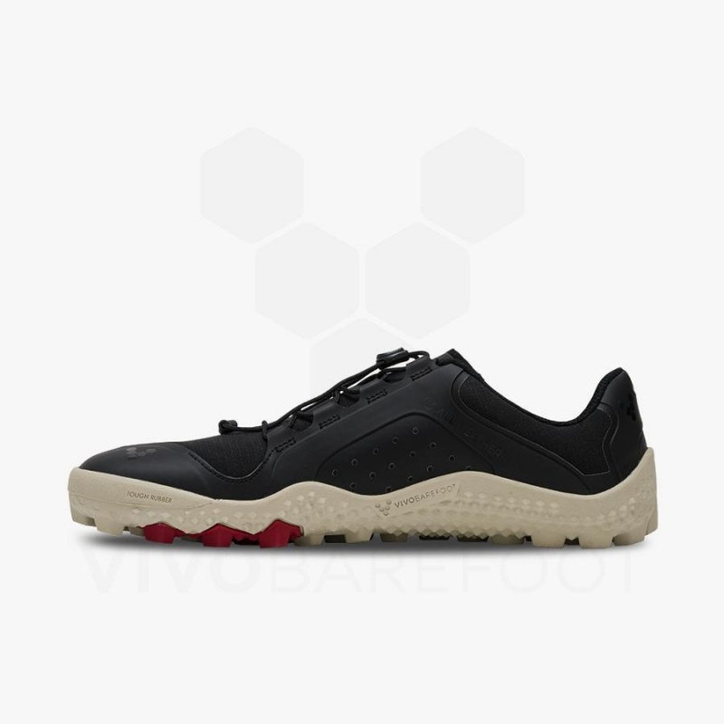 Vivobarefoot Primus Trail III All Weather SG Trail Løpesko Herre Obsidian | NO077NN