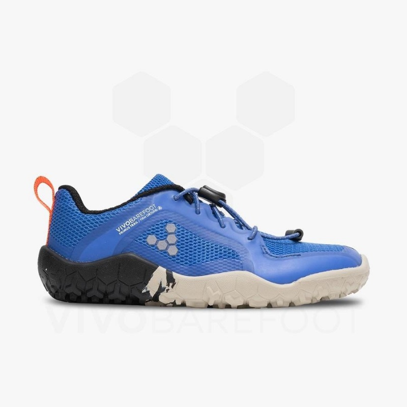 Vivobarefoot Primus Trail II FG Preschool Sko Barn Blå | NO352YF