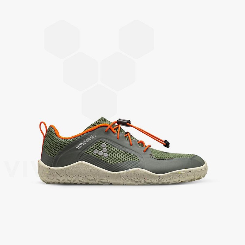 Vivobarefoot Primus Trail II FG Sko Barn Grønn | NO416MM