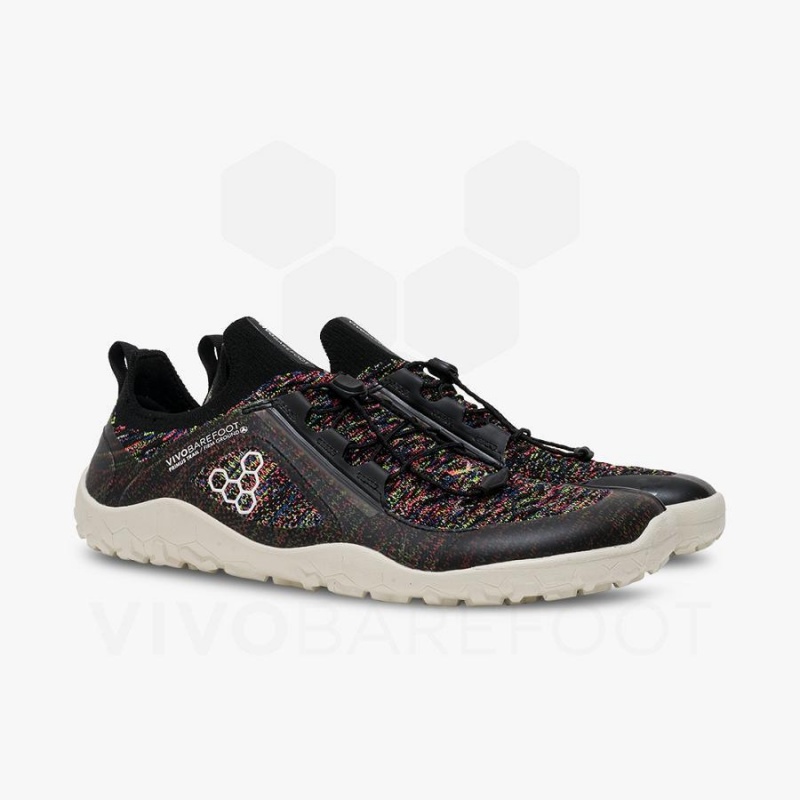 Vivobarefoot Primus Trail Knit FG Fjellsko Herre Svarte | NO010CP